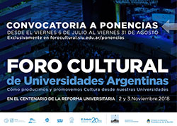 FORO CULTURAL DE UNIVERSIDADES ARGENTINAS